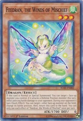 Feedran, the Winds of Mischief - IGAS-EN082 - Common 1st Edition Ignition Assault 1st Edition Singles (espanol)