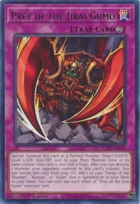 Prey of the Jirai Gumo - MAZE-EN010 - Rare 1st Edition Maze of Memories 1st Edition Singles