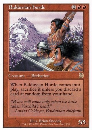 Balduvian Horde
Deckmasters Singles