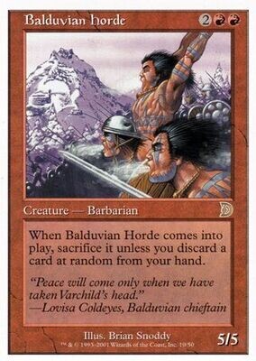 Balduvian Horde
Deckmasters Singles