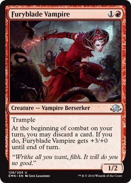 Furyblade Vampire 128/205 - Eldritch Moon Singles