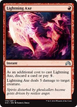 Lightning Axe 170/297 - Shadows over Innistrad Singles