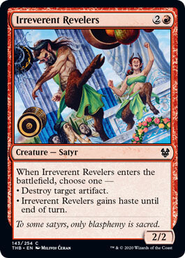 Irreverent Revelers 143/254 Theros: Beyond Death Singles (Español)