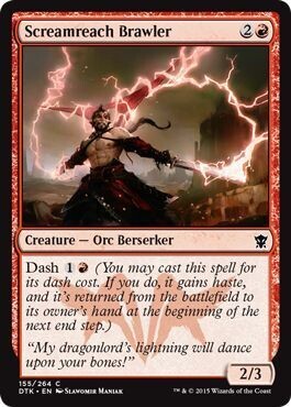 Screamreach Brawler 155/264
Dragons of Tarkir Singles