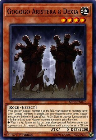 Gogogo Aristera &amp; Dexia - MP18-EN097 - Common 1st Edition 2018 Mega-Tins Singles
