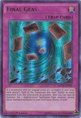 Final Geas - MVP1-EN029 - Ultra Rare 1st Edition
The Dark Side of Dimensions 1st Edition Singles