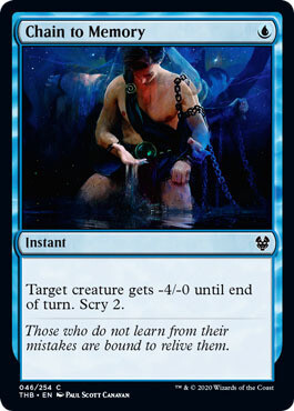 Chain to Memory 046/254
Theros: Beyond Death Singles (Español)