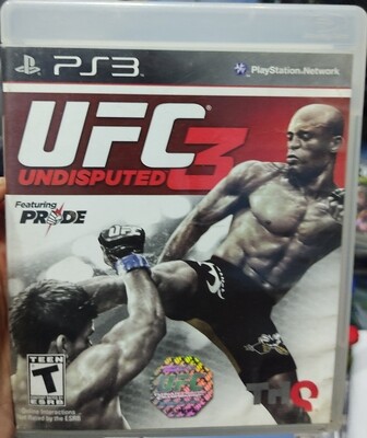 SJ UFC 3 Undisputed Playstation 3 Usado Completo