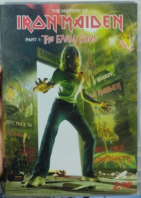 SJ The History of Iron Maiden Part 1 The Early Days DVD Usado Completo