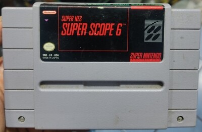 SJ Super Scope 6 Super Nintendo Cartucho