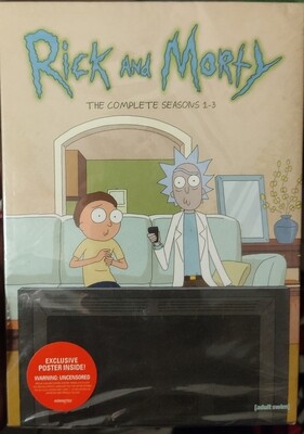 BA10 Rick and Morty The Complete Season 1-3 Nuevo Sellado DVD