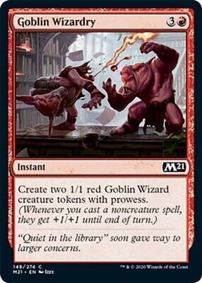 Goblin Wizardry 148/274
Magic 2021 (M21) Singles