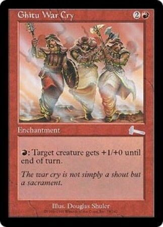 Ghitu War Cry
Urza&#39;s Legacy Singles