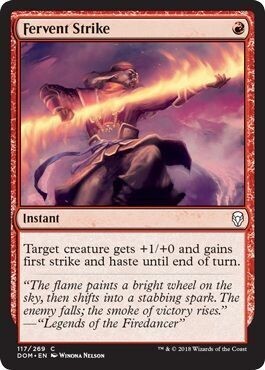 Fervent Strike 117/269 Dominaria Singles(Español)