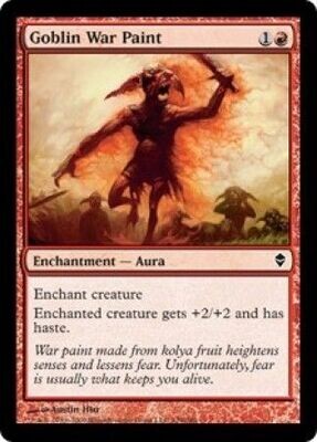 Goblin War Paint Zendikar Singles