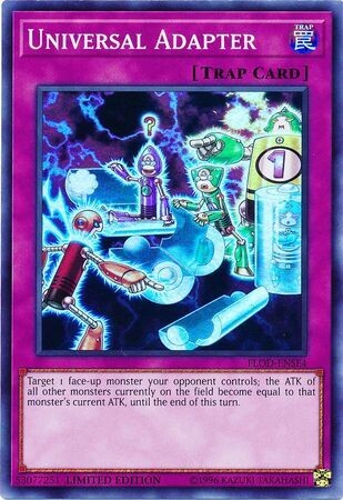 Universal Adapter - FLOD-ENSE4 - Super Rare Limited Edition Flames of Destruction 1st Edition Singles