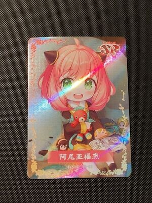 HYSNII-SR-03 Anya Forger Spy X Family Goddess Story TCG SR Holo Anime Card