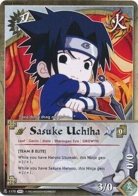 Sasuke Uchiha [Team 8 Elite] - 1175 - Common
Naruto: Tournament (Chibi) Pack 3