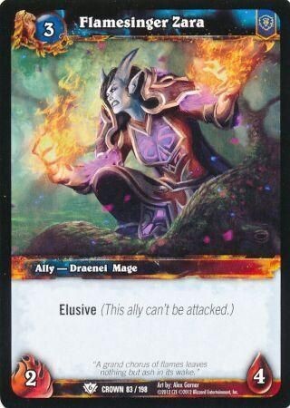 Flamesinger Zara - 83/198 - Common
WoW: Crown of the Heavens