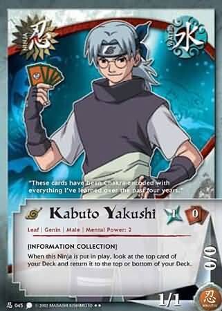 Kabuto Yakushi - N-045 - Rare
Naruto: Coils of the Snake