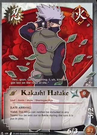 Kakashi Hatake - N-109 - Rare
Naruto: Curse of the Sand