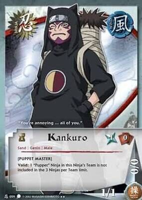 SH Kankuro - N-059 - Rare
Naruto: Coils of the Snake Foil
