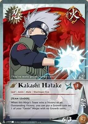 Kakashi Hatake - N-US009 - Rare
Naruto: Eternal Rivalry