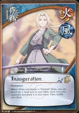 Inauguration - M-359 - Uncommon
Naruto: Approaching Wind *Foil*