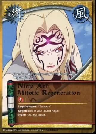 Ninja Art: Mitotic Regeneration - J-US044 - Rare
Naruto: Quest For Power
