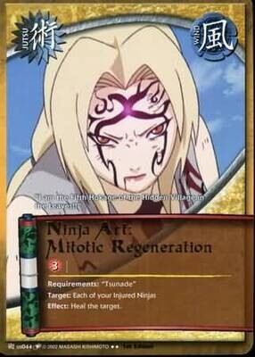 Ninja Art: Mitotic Regeneration - J-US044 - Rare
Naruto: Quest For Power