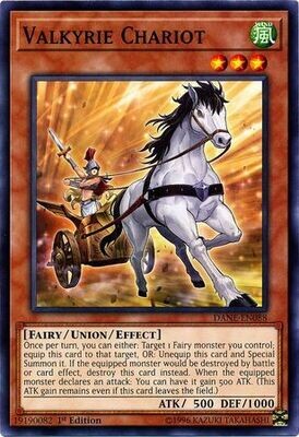 Valkyrie Chariot - DANE-EN088 - Common 1st Edition Dark Neostorm 1st Edition Singles (espanol)