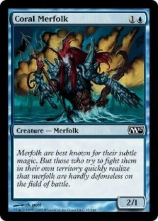 Coral Merfolk Magic 2010 (M10) Singles