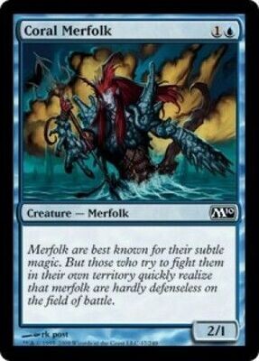 Coral Merfolk Magic 2010 (M10) Singles