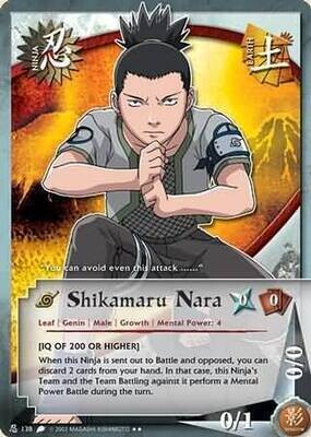 Shikamaru Nara - N-138 - Rare Naruto: Revenge and Rebirth