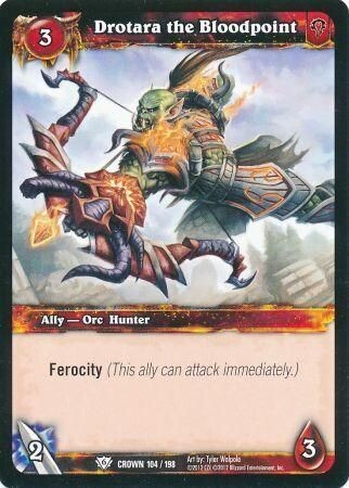 Drotara the Bloodpoint - 104/198 - Common
WoW: Crown of the Heavens