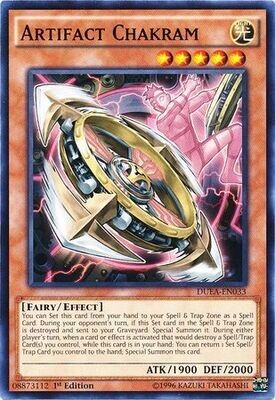 Artifact Chakram - DUEA-EN033 - Common 1st Edition Duelist Alliance 1st Edition Singles