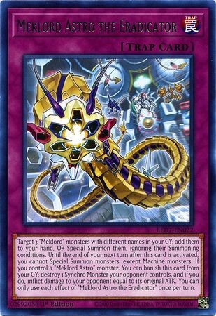 Meklord Astro the Eradicator - LED7-EN022 - Rare 1st Edition
Legendary Duelists: Rage of Ra 1st Edition Singles