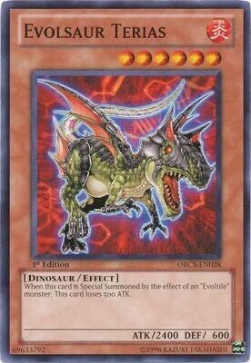 Evolsaur Terias - ORCS-EN028 - Common 1st Edition
Order of Chaos 1st Edition Singles