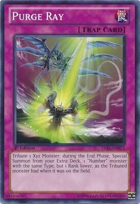 Purge Ray - LVAL-EN072 - Common 1st Edition Legacy of the Valiant 1st Edition Singles (espanol)