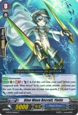 SH Blue Wave Recruit, Yiotis - Divine Dragon Caper (G-BT09)
Divine Dragon Caper