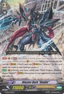 Blaster Dark &quot;Diablo&quot; - G-Legend Deck Vol.1: The Dark (G-LD01)
G-Legend Deck Vol.1: The Dark
