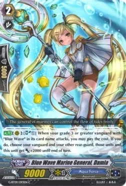 Blue Wave Marine General, Damia - Divine Dragon Caper (G-BT09)
Divine Dragon Caper