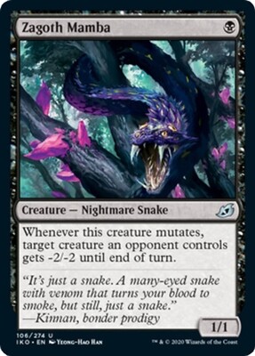 Zagoth Mamba 106/274 - Ikoria: Lair of Behemoths Singles (Español)