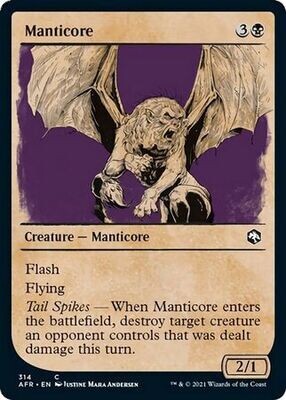 Manticore 314 - Rulebook Adventures in the Forgotten Realms Collector Booster Singles