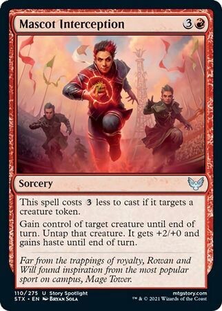 Mascot Interception 110/275  Strixhaven: School of Mages Singles  (Español)
