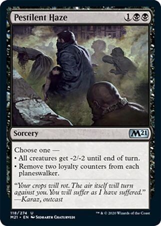 Pestilent Haze 118/274 - Magic 2021 (M21) Singles