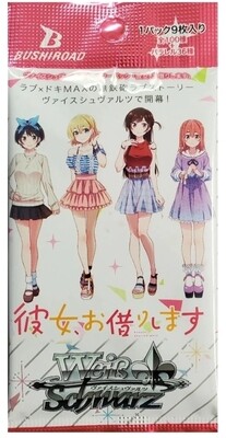 SH Rent a Girlfriend Booster Pack Weiss Schwarz