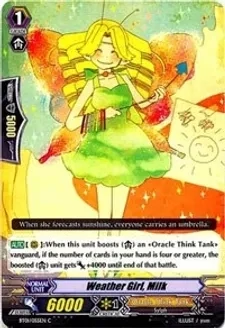SH Weather Girl, Milk - Descent of the King of Knights (BT01)
Descent of the King of Knights