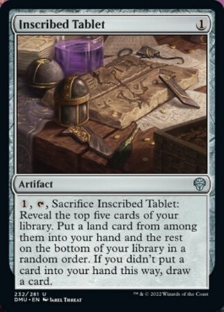 Inscribed Tablet 232/281 Dominaria United Singles