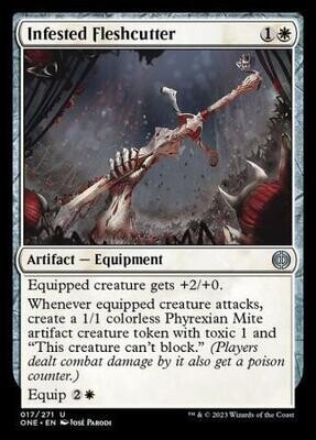 Infested Fleshcutter 017/271 Phyrexia All Will Be One Singles